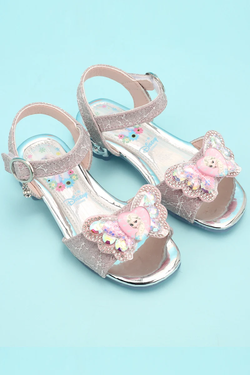 
 Новинка, модные детские сандалии принцессы, летняя обувь с кристаллами, детские сандалии для девочек  