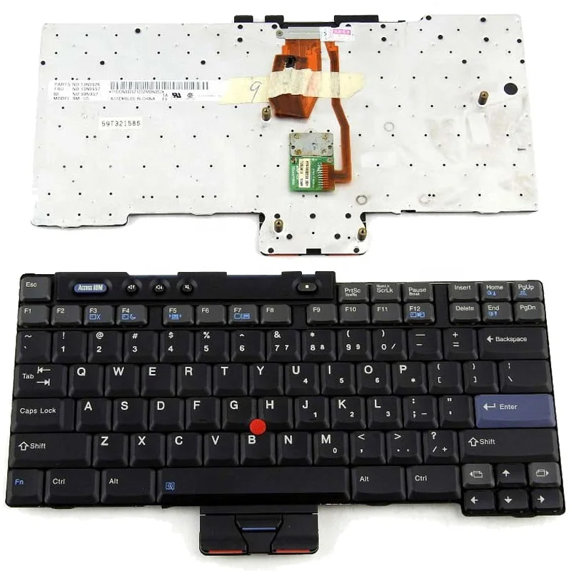 40 клавиатура купить. Клавиатура для ноутбука Lenovo IBM THINKPAD t40 t41 t42 черная с.