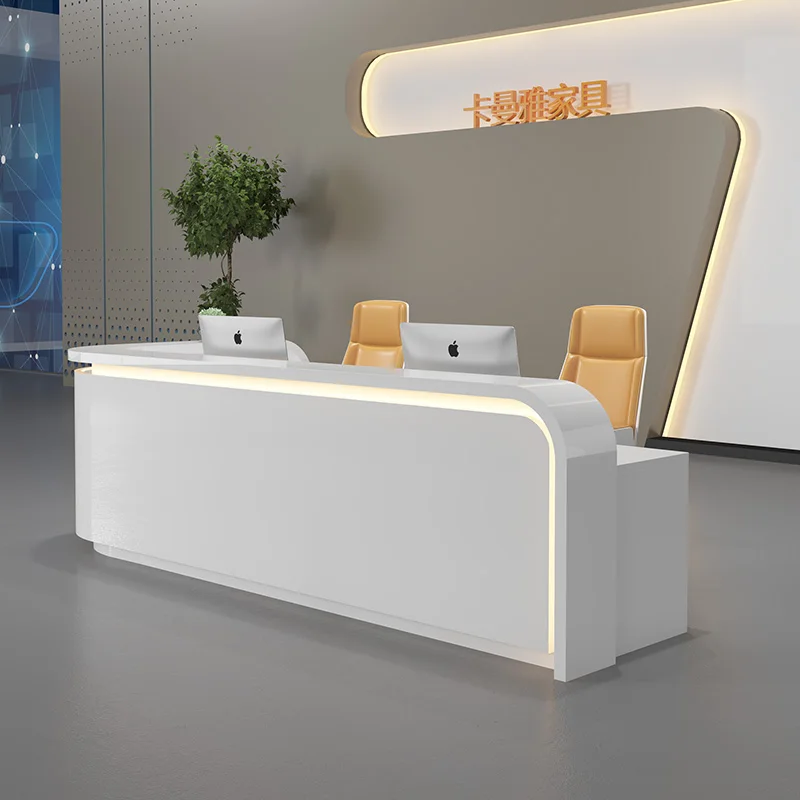 Modern Luxury Wholesale Design Salon Front Desk Led Gym Shop Cash Counter  Beauty Reception Counter - Buy Hospital Reception Desk,Bamboo Reception Desk,Curved  Reception Desk Product on 