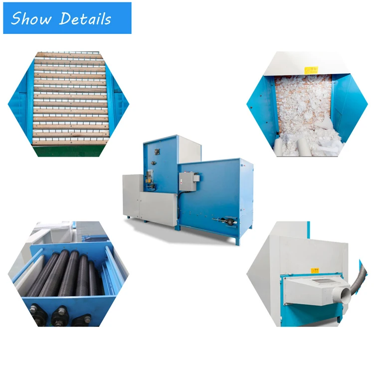 Factory Cheep Price Polyester Fiber Opening Cotton Pillow Making  Machine With Home Textile Production Line