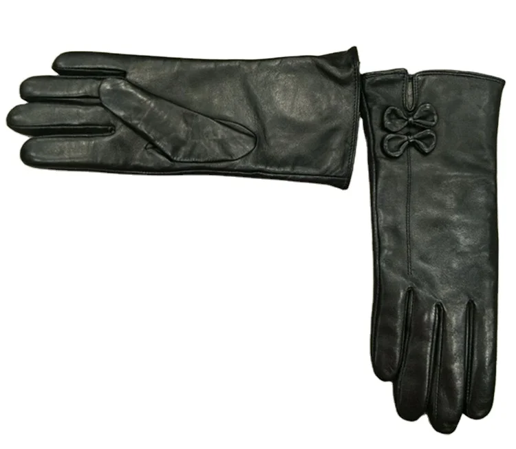 tight leather gloves