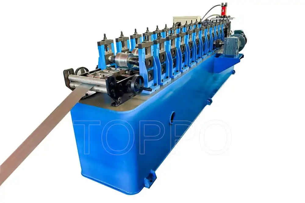 Metal Slats Rolling Sheet Making Saw Cutting Garage Roller Shutter Door Molding Roll Forming Machine