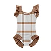 Brown Plaid Print