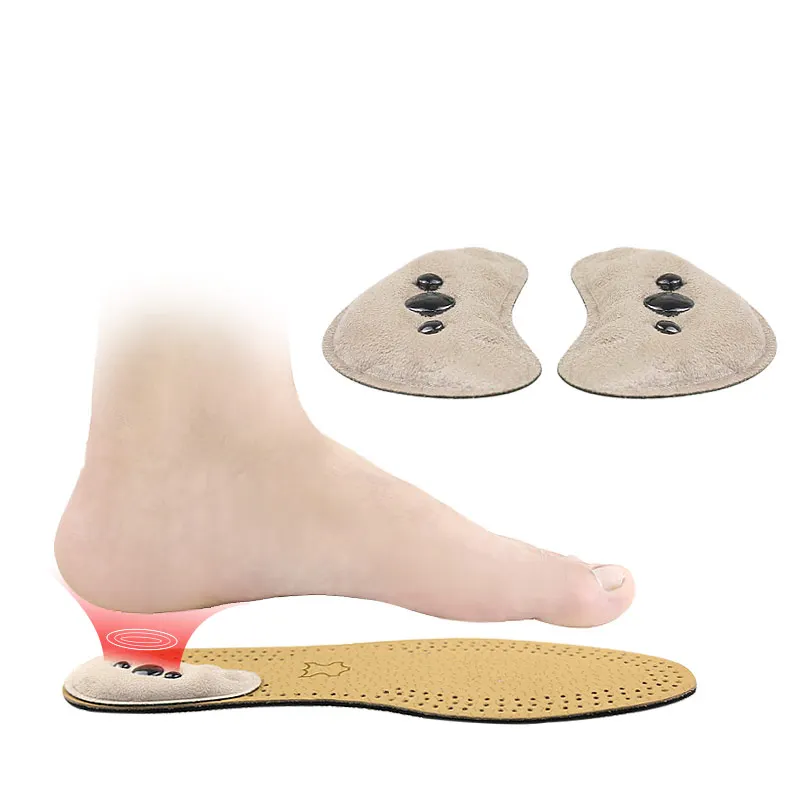 Acupressure Magnetic Massage Foot Therapy Reflexology Shoe Insoles Heel ...