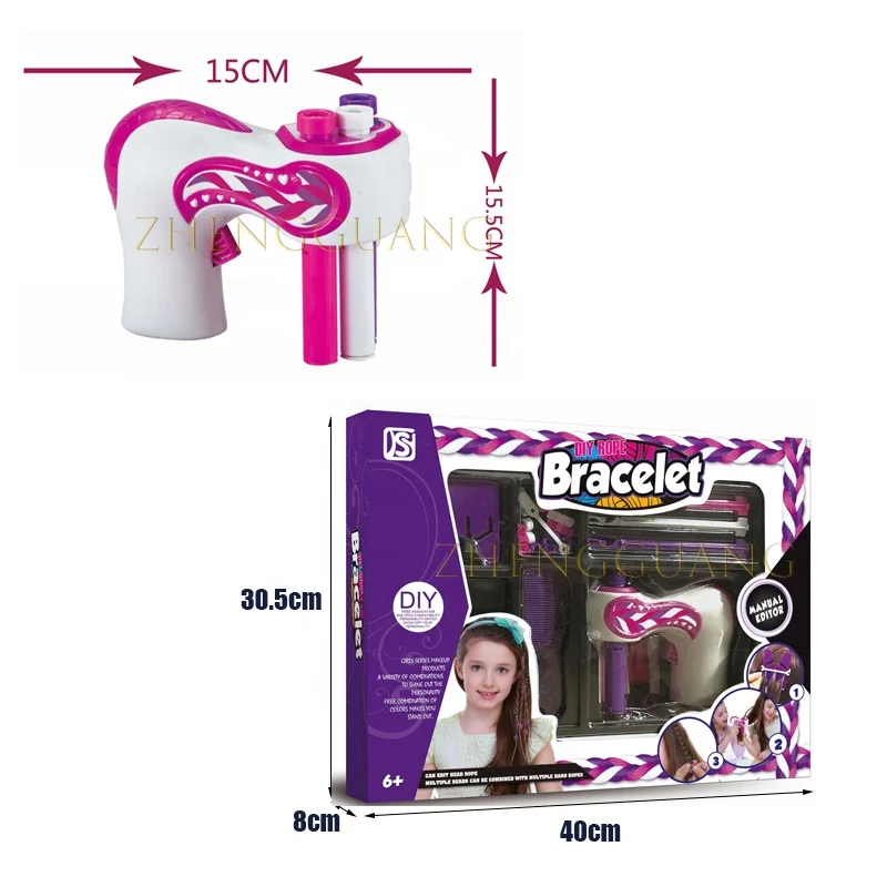 Zhengguang подарок для девочки стильный набор плетения волос «сделай сам» 3 пары машинка Волос Автоматическая