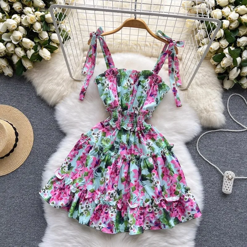 Summer Vintage High Waist Mini Dress for Ladies Sleeveless Slash Neck Floral A-Line Print Empire Waistline Chiffon Retro Dress| Alibaba.com Summer Vintage High Waist Mini Dress for Ladies Sleeveless Slash Neck Floral A-Line Print Empire Waistline Chiffon Retro Dress| Alibaba.com