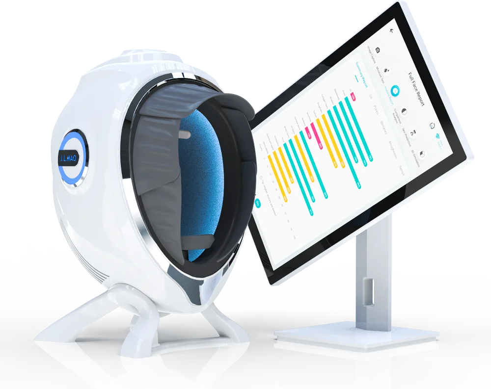Facial Skin Analysis Machine Full Face Skin Analysis Deep Skin Problem Detection Beauty Salon Equipment