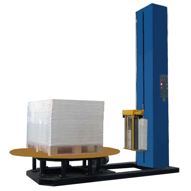 Jumbo Black Plastic Packaging Pe Film Wrapper System Weigh Pallet Wrapping With Scale Heavy Aluminium Roll Stretch Wrap Machine