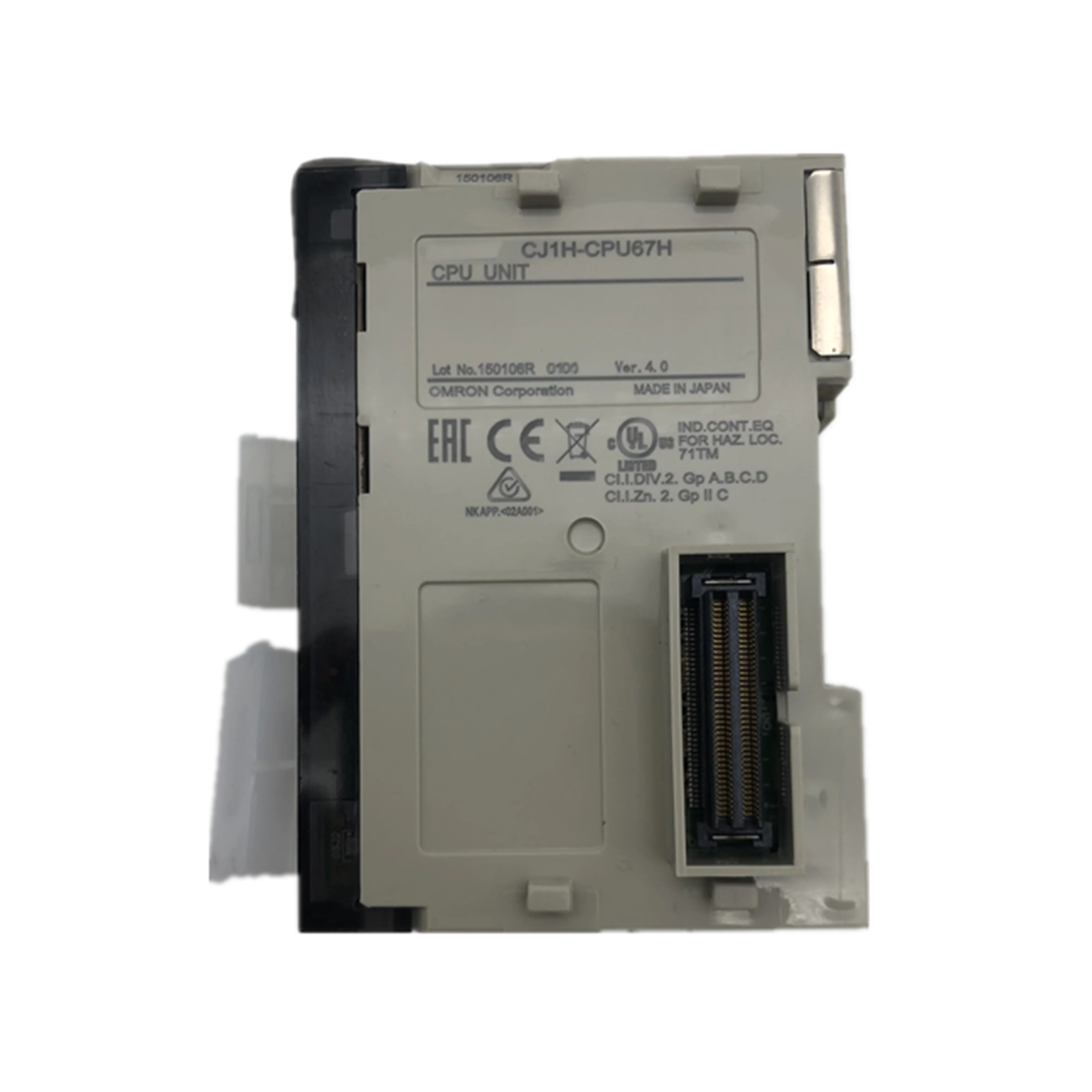 Nová originální PLC centrální jednotka řady Omron CJ1H-CPU67H. Nabízí vysokorychlostní zpracování, velkou kapacitu programu a stabilní provoz s daty. Je vhodná pro automatizační zařízení střední velikosti, výrobní linky a složité průmyslové systémy logického řízení.