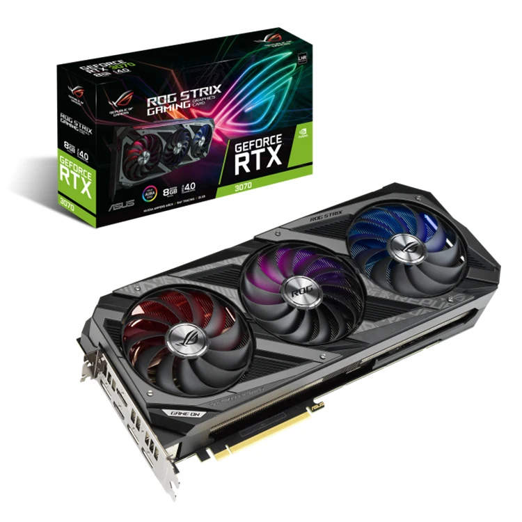 ASUS NVIDIA GEFORCE ROG STRIX RTX 3070 8G V2 LHR Used GAMING Graphics Card with 8GB GDDR6 Memory