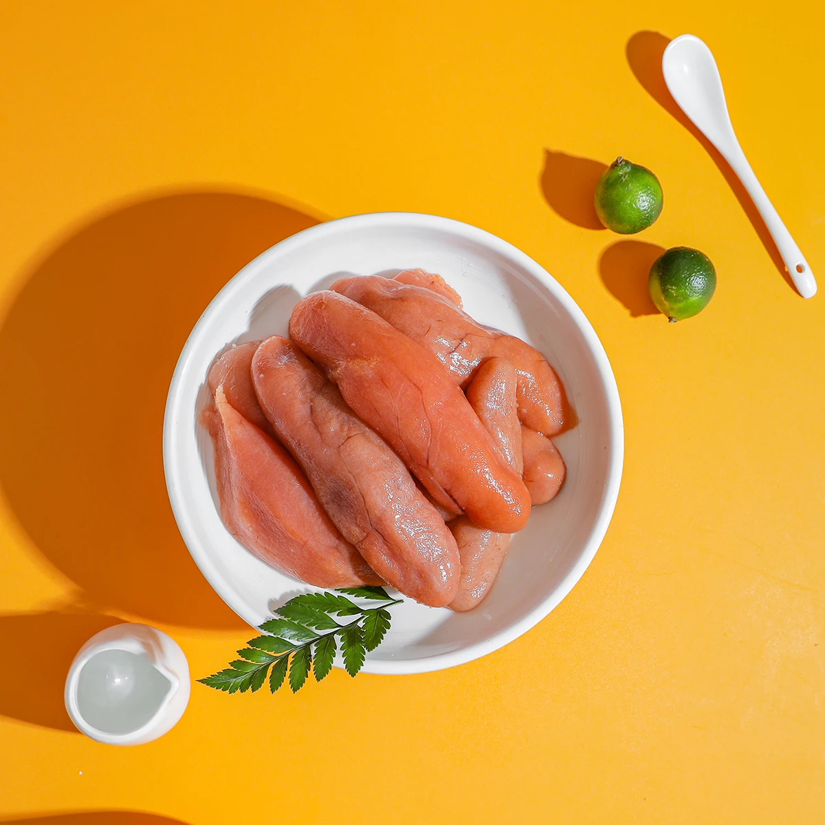 Spicy Alaska Pollock Roe Strips Omega-3 Source Sushi Roll Filling HACCP Compliant Wholesale Bulk Trade 1kg