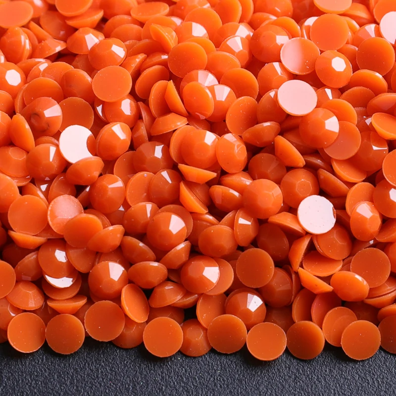 Juli Solid Jelly 3mm 4mm 5mm Wholesale Bulk Package Strass Flatback Stones Jelly Solid Resin