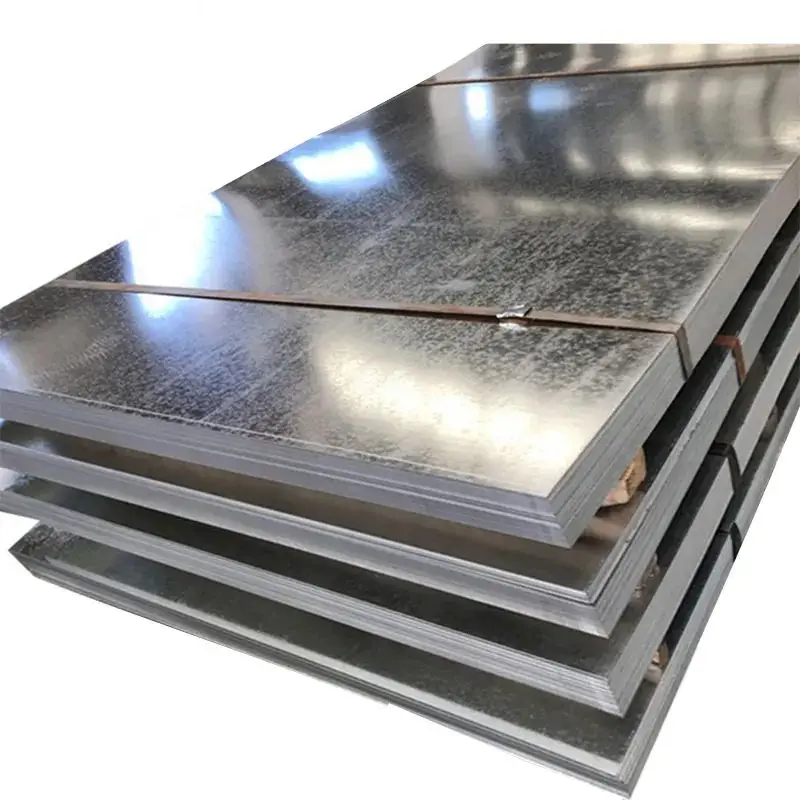 Q235 Zinc Coated  Metal Sheets coils plates 0.12-6.0mm Thickness JIS Cold Rolled Galvanized Steel plates