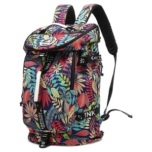 Wholesale Waterproof Weekender Fitness Swimming Yoga Gym Sports Hand Laptop Travel Gym Duffle Bag Backpack with Shoe Compartment