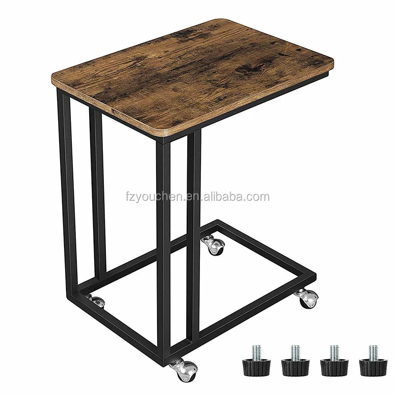Wooden Kitchen Wine Serving Trolley Cart With Wheels