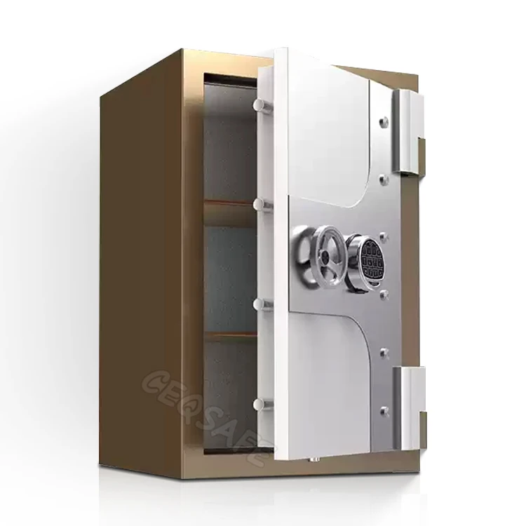 CEQSAFE Safe Box Steel Electronic Lock Safe Deposit Box Fireproof Home Jewelry Money Storage Safe Box
