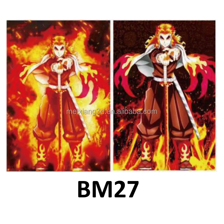 Custom Design Free Sample 50lpi 3d Lenticular Lens Sheet Flip Picture Movie Star Anime Poster Printing