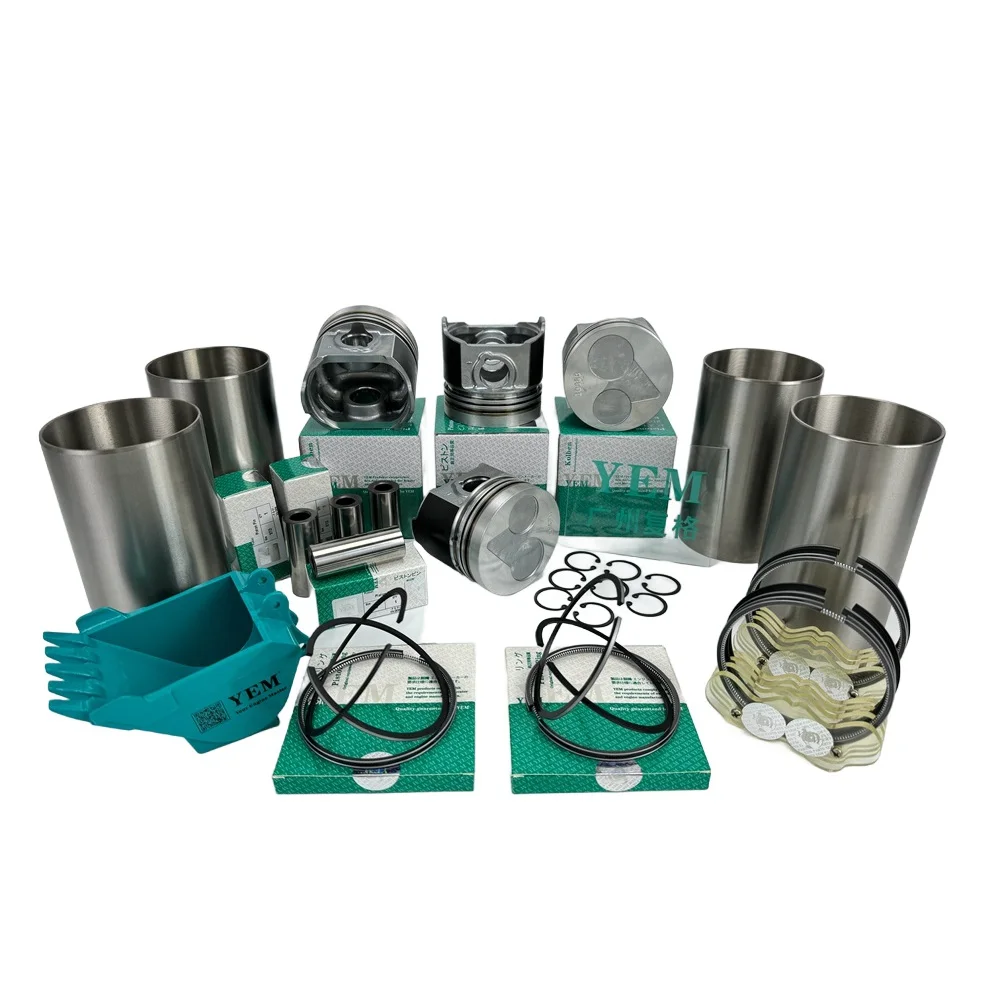 For Doosan Wholesale Cylinder Liner Kit D34 DB58 DE08 DE12T Universal Engine Parts