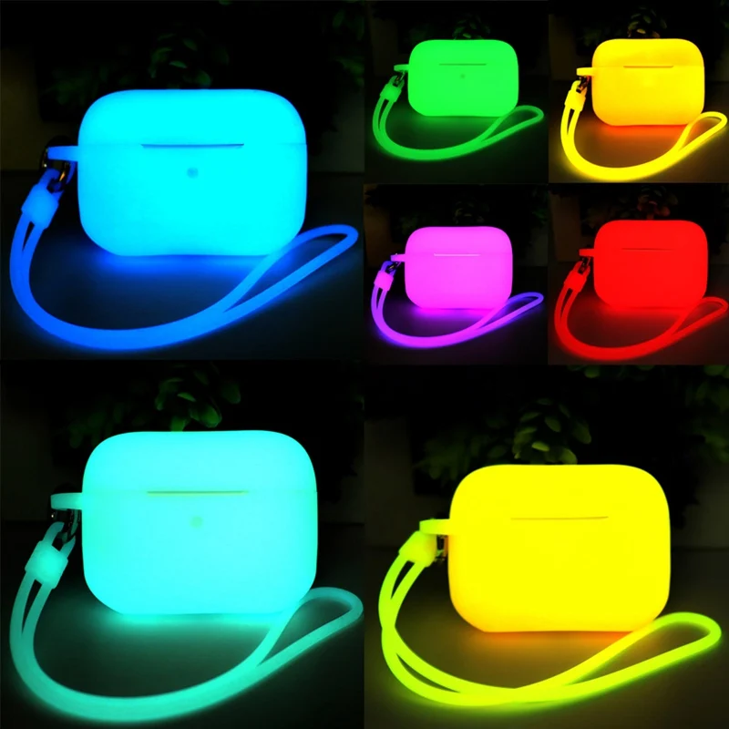 Wholesale Tschick Glow the Dark Fluorescent Earphone Cases For Apple Airpods Luminous Shockproof Cover for Pods Protector Case From m.alibaba.com