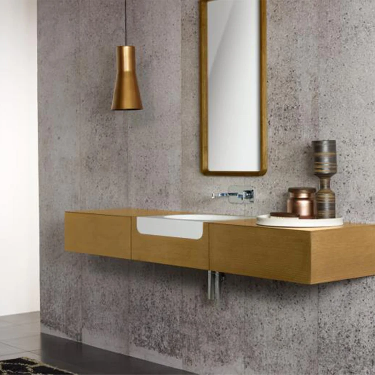 Современное отдельно стоящее зеркало для ванной комнаты шкафчик из массива дерева МДФ акриловая дверь меламиновая фанера керамическая Столешница для дома и отеля