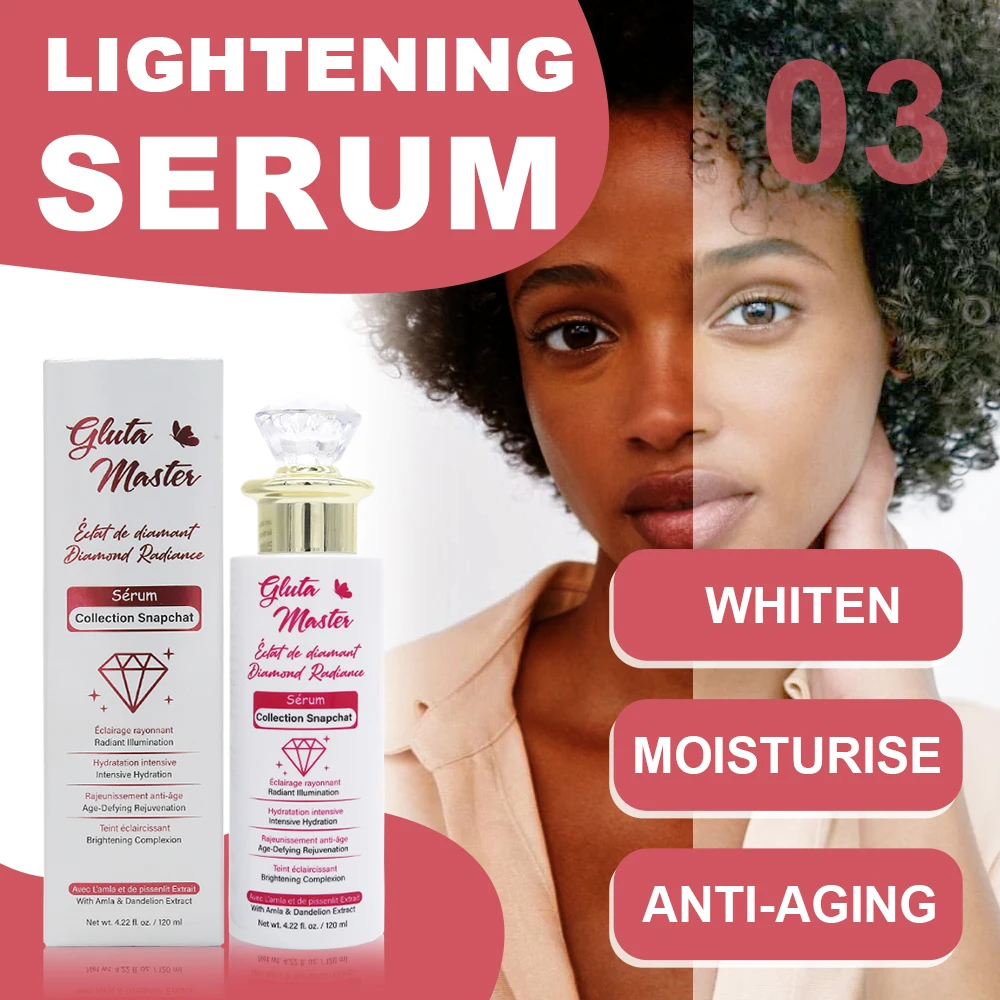 Crème & Sérum Blanchissant Snap Chat - FPS5 - 500ml - Acide Kojique & Gluta - Thaïlande