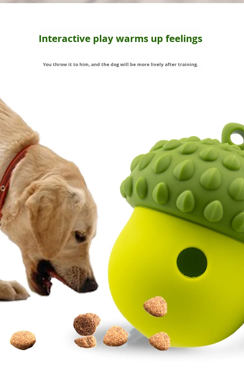Silicone Slow Food Dispenser for Dogs and Cats Leak-Proof Puzzle Pet Chew Toy Bite and Teeth Grinding Resistant Toy factory