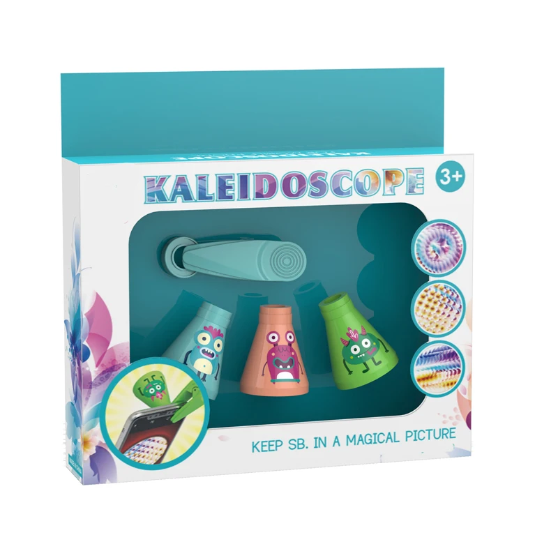 Оптовая продажа стебель калейдоскоп дешевые игрушки для детей пластик