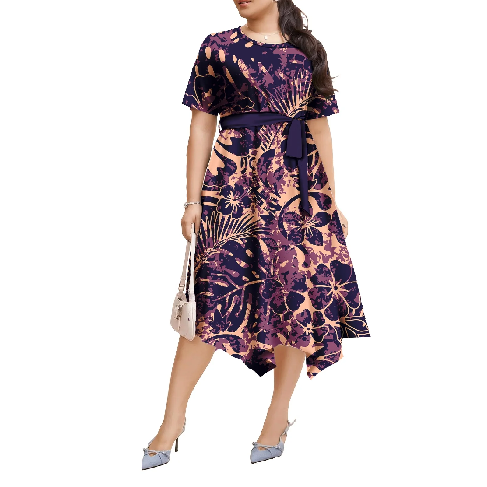Evening Party Formal Dress for Lady Plus Size Samoan Island Hawaiian Flowers Tropical Slim Polynesian Women's Dresses Skirt Evening Party Formal Dress for Lady Plus Size Samoan Island Hawaiian Flowers Tropical Slim Polynesian Women's Dresses Skirt