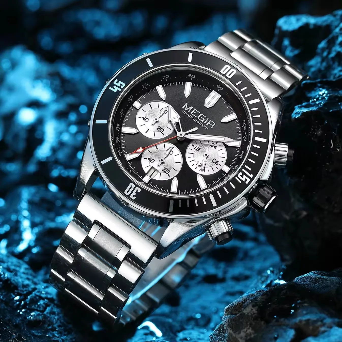 MEGIR 2226 Custom Quartz Watches Luxury Sport Chronograph