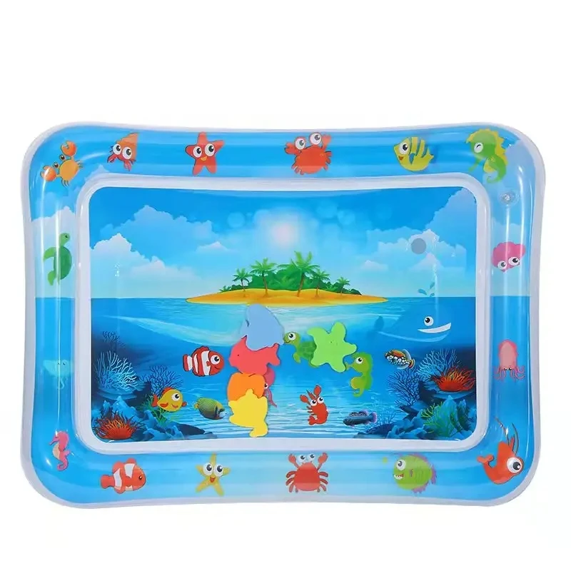 OEM Summer Cool Toys Cartoon Baby Lovely Baby inflatable Water Play Mats