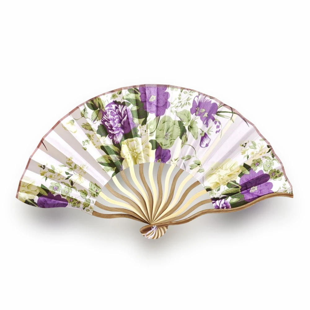 
 Новый бамбуковый веер ручной работы с изогнутыми ребрами  