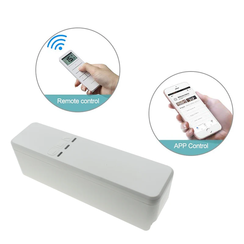 RSH Tuya Wifi Roller Shutter Motor Wireless Remote APP Voice Control Motorized Smart Blinds for Alexa Google Home