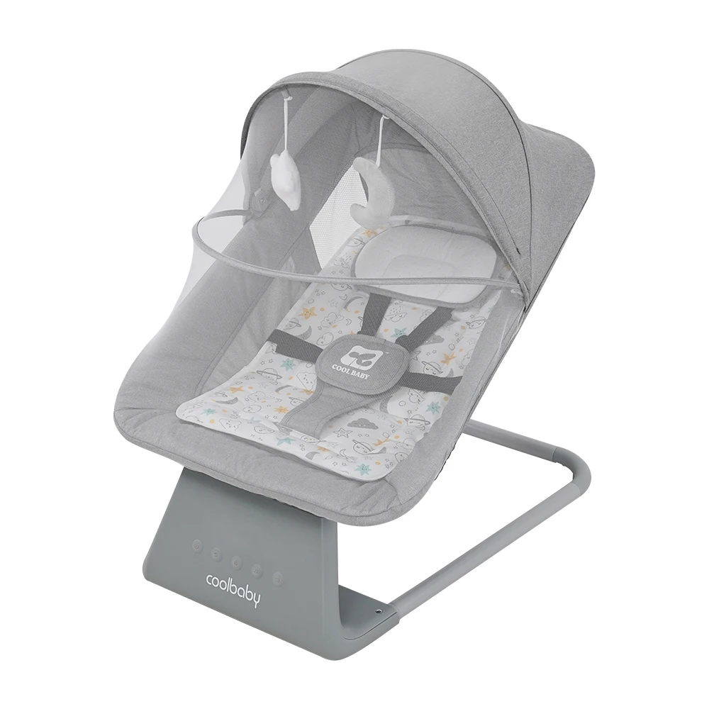 RS003 Cool Baby Rocking Chair Electric Baby Swing for Newborn Boy and Girls With Enabled Bluetooth