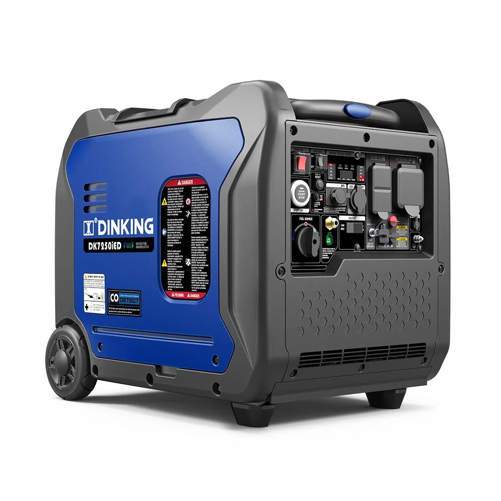 Dinking Portable Petrol Generators 6kw Gas Silent Power Generators ...