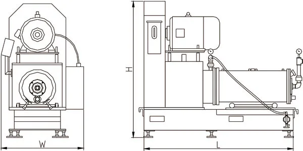SHANGHAI FSP High Flux Horizontal Bead Mill Sand Mill in Paint Industry