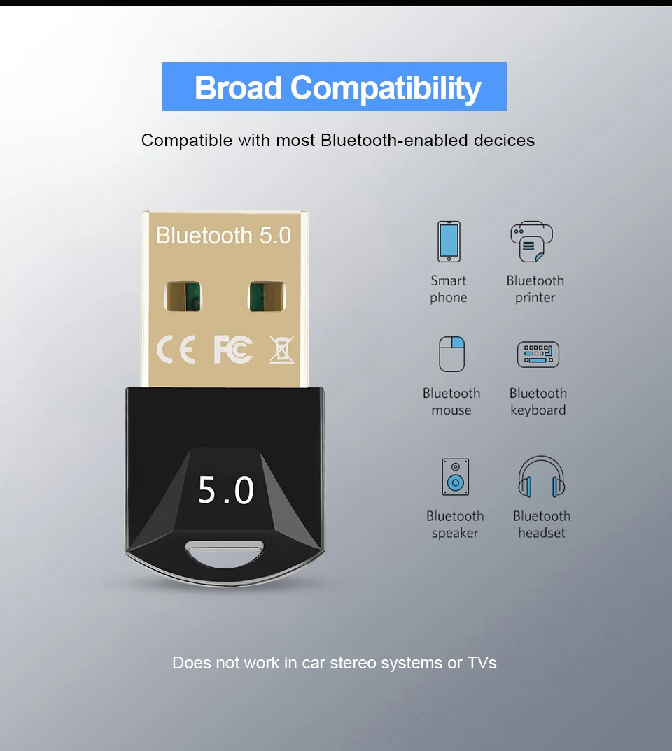 Бесплатный драйвер Bluetooth 5,0 Dongle Bluetooth USB адаптер 5,0|  Alibaba.com