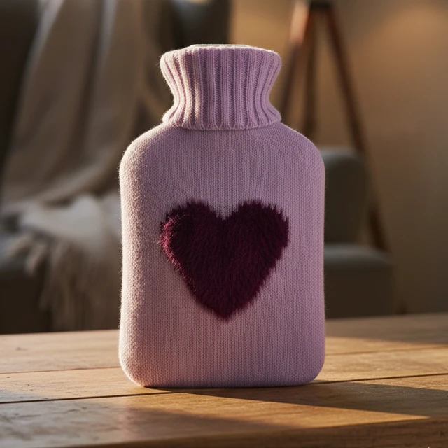 Bottle Rubber Knitted Cover Microwave Heat Pack