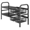 Black:4 panel +4 baskets