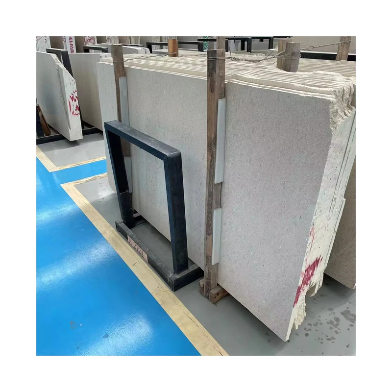 Modern Grey Limestone Marble Slab Countertop Tiles Polished Hotel Floor Usage 1-Year Warranty Graphic Design Solution Capability