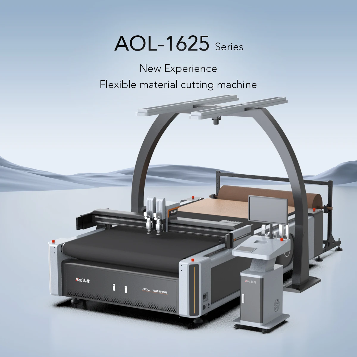 Rotary Knife Fabric Cutter Automatic Feed Roll Machine