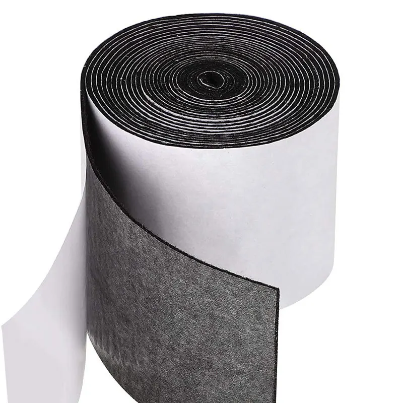 Customized Size Light Weight 18mm 20m Sticky Back Felt Roll Buy 20m Sticky Back Felt Roll