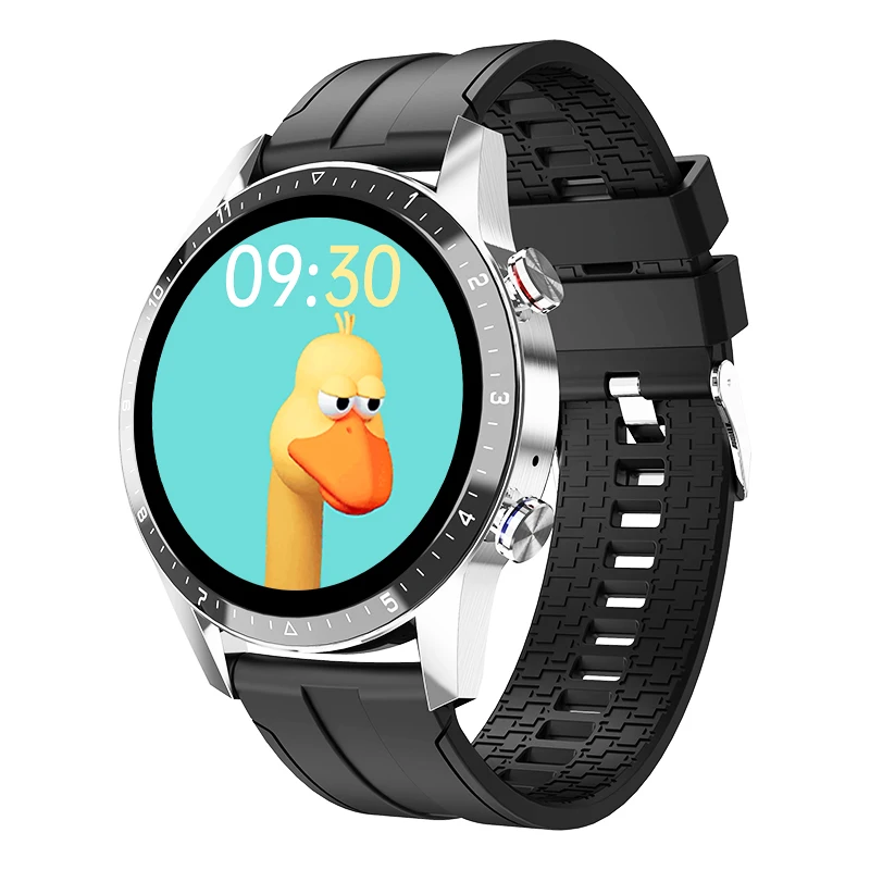 OEM Video Call GPS Smart Watch 1.35 Inch Amoled Round Touch Screen Bracelet BlueTooth Smartwatch with Magnet Charging Base