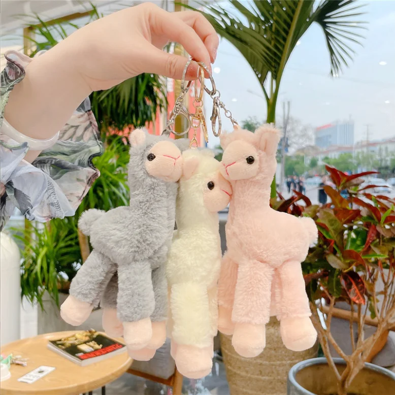 Lovely Alpaca Plush Toys Japanese Alpaca Soft Stuffed Animal Dolls