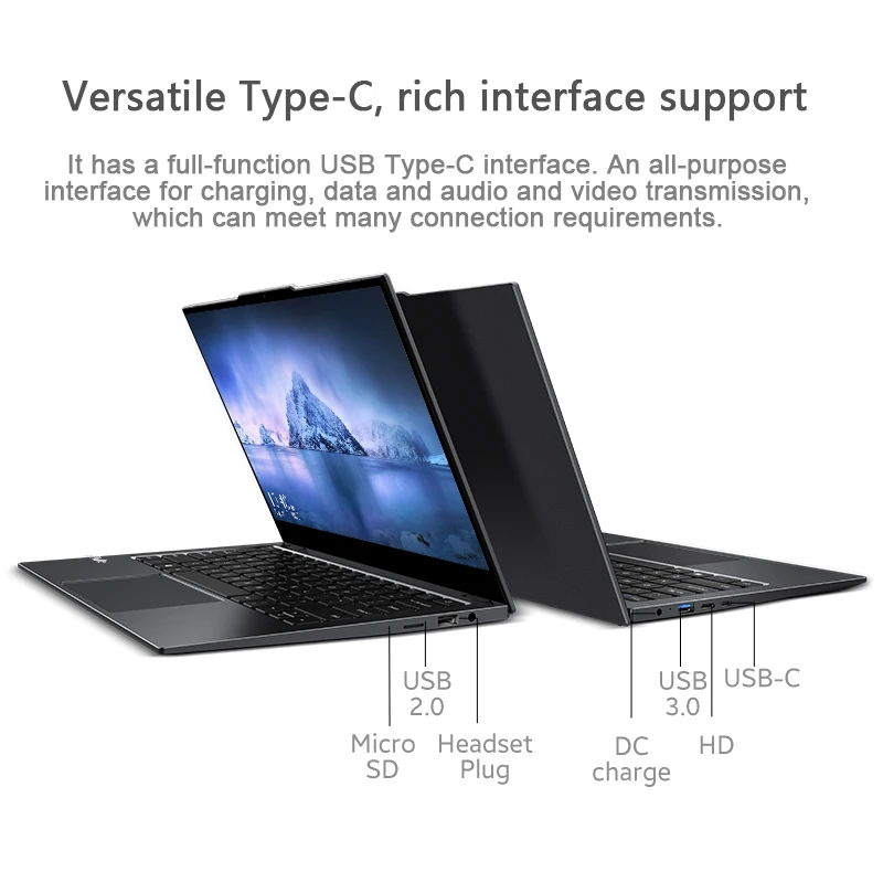 CHUWI ノートPC LarkBook N4120 13.3インチ 英語配列 Upgrade Chuwi LarkBook laptop with touch screen to bring