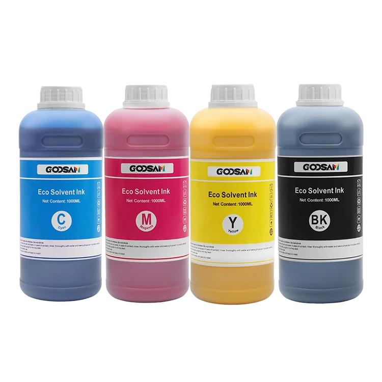 1L Odorless Eco Solvent ink Ecosolvent Eco-solvent inks for Epson Dx5 Dx4 Dx7 Dx8 Dx11 4720 Printhead