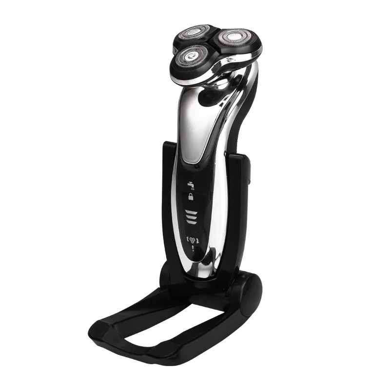 Дешевая моющаяся перезаряжаемая Мужская бритва для бороды Быстрая зарядка электробритва мужчин