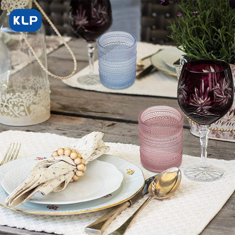 KLP Solid Color Whiskey Glass Cup for Drinking Hot Selling Fashion Whiskey Cups for Party