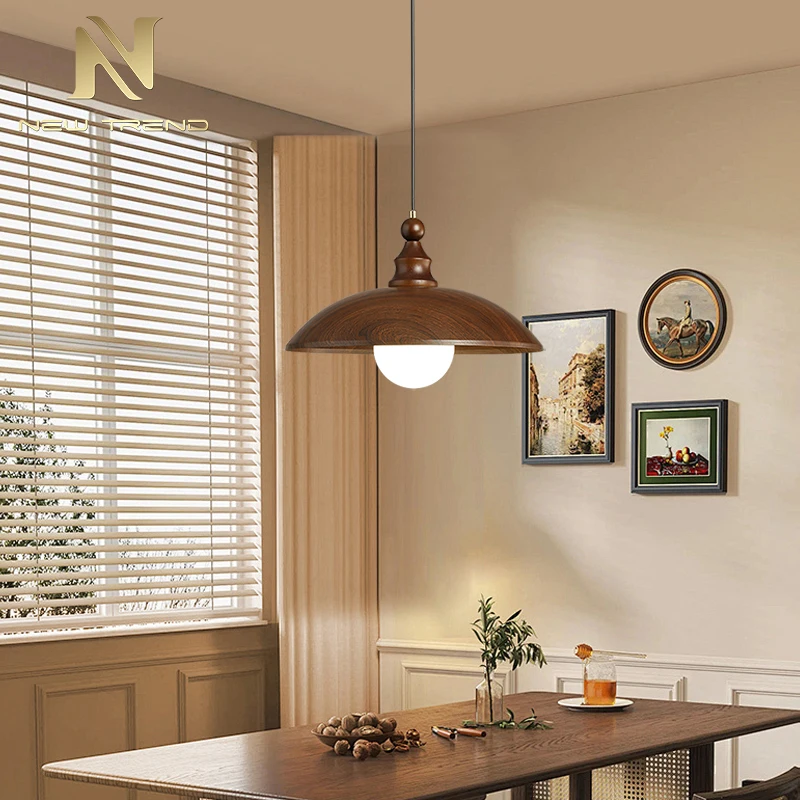 CPL-435 Vintage Industrial Amber Glass Pendant Light – Retro Loft Style Hanging Lamp for Bar & Restaurant