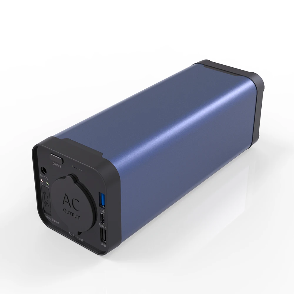 Fast Charging Power Bank with EU Outlet 220V-240V AC Power Supply Type-C USB DC 12V for Outdoor Camping Use