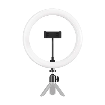 10" LED Selfie Ring Light with Phone Holder, 360° Rotatable, Adjustable 30006000K Color Temperature, USB Powered Fill Light detail image
